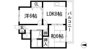 グランベール宝塚の物件間取画像